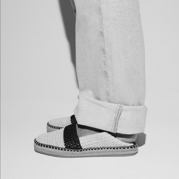 NWT Zara Combination Flat Espadrilles size 41/10 - Picture 5 of 6